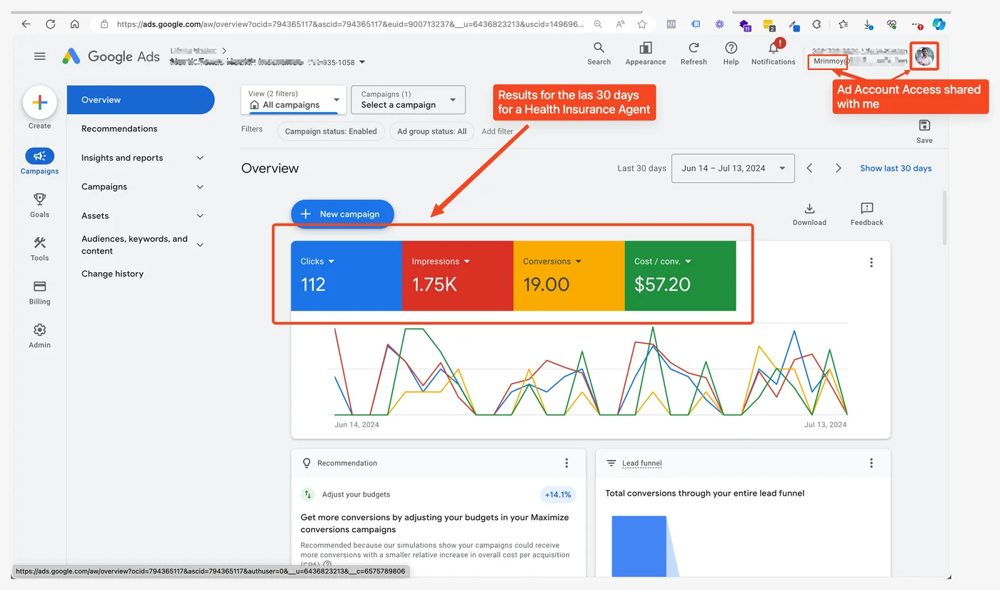 Google Ads Health Insurance